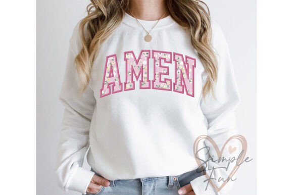 AMEN Applique Embroidery for Easter Branding