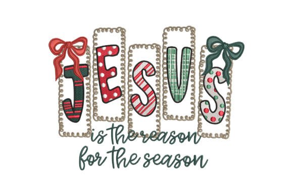 Jesus Is the Reason Christmas Art