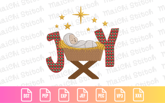 JOY Nativity Christmas Design