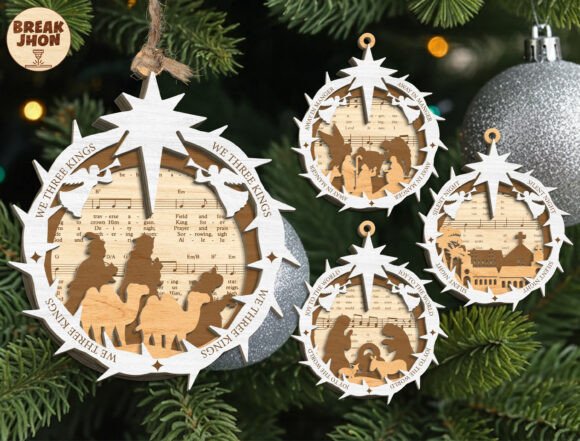 Nativity Christmas Ornament Bundle — Winter Amp