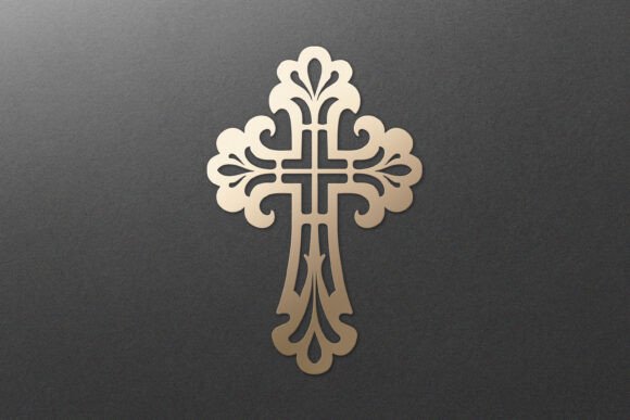 Ornate Faith Cross SVG — Spring Amp’s Jesus Cross SVG