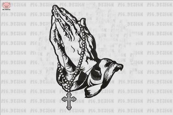 Praying Prayer Hand Christian — Religion Amp