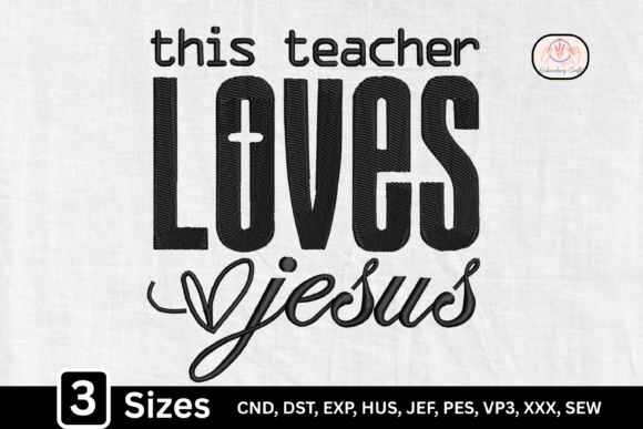 This Teacher Loves Jesus Christ Teacher School Amp